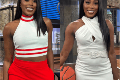Social Media Is Drooling Over Photos Of ESPN’s Chiney Ogwumike Rocking Incredibly Tight Green Bodysuit During NCAA Coverage