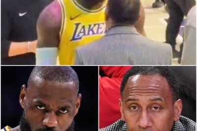 VIDEO: Stephen A. Smith Was Heavily Guarded By Bodyguards And Police Amid B33F With LeBron James