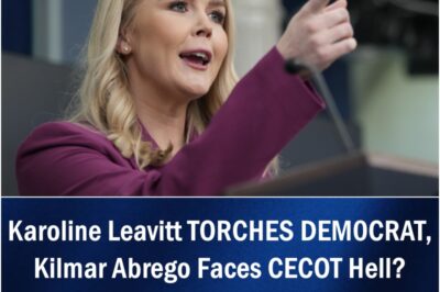Karoline Leavitt Torches Democrat on El Salvador Chaos: Kilmar Abrego Faces CECOT Hell? US Responds