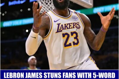 LeBron James Stuns Fans With 5-Word Confession During Playoff Interview – No One Saw This Coming  NBA legend LeBron James just dropped a cryptic bomb during a heated playoff moment, leaving Lakers fans in total disbelief. With the team fighting for a deep postseason run, LeBron’s unexpected 5-word statement instantly went viral—and now the internet is buzzing with wild theories.
