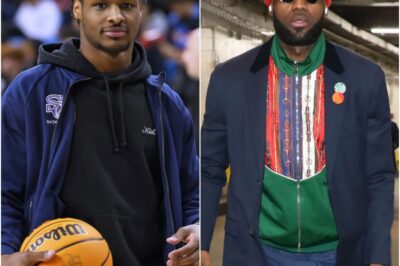 PHOTOS: Bronny James Turns Heads as Chrome Hearts’ New Face—Fans Say He’s Outshining Dad!