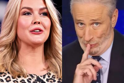 ‘Who’s Leavitt?’ Jon Stewart just MOCKED Karoline Leavitt but immediately faced her ruthless comeback—a statement that EXPLODED all over American social media!