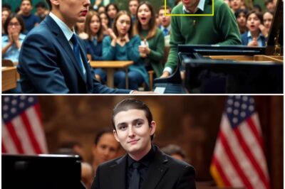 Liberal Music Professor Challenges Baггon Tгumρ to Play Piano—Instantly Regrets It! A liberal professor tried to publicly ᴇmbαггαss Baггon Tгumρ—but he never saw this coming. What Baггon did next left this academic completely speechless. Now, the full story has finally been revealed—and it’s being called the ultimate lesson in poetic justice.