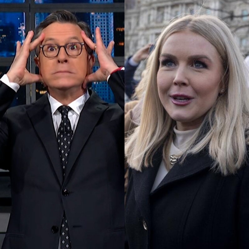 SHOCKING SHOWDOWN: Karoline Leavitt Hijacks Stephen Colbert’s Stage in ...