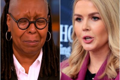 Chaos Unleashed: The View Hosts Desperately Plead with Karoline Leavitt to Halt Her Shocking $800 Million Lawsuit, Fearing It Could Bring Down Their Iconic Show! As Tensions Rise, Whoopi Goldberg and Joy Behar Find Themselves in the Hot Seat, Facing the Consequences of Their Controversial Remarks. With ABC Executives in Crisis Mode and Advertisers on Edge, Will Leavitt’s Bold Legal Move Change the Landscape of Daytime Television Forever? Discover the Inside Story Behind This Explosive Media Showdown That Has Everyone Talking!