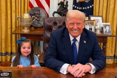 ‘LOVE HIS MAN. HEART OF GOLD. PEACE!’ In a rare, heartwarming moment that melted even the hardest of hearts, former President Donald Trump welcomed Valentina—a sweet, spirited young girl with Down Syndrome—into the iconic Oval Office. With innocence in her eyes and courage in her smile, Valentina stood as a symbol of resilience and hope. As cameras flashed and silence fell, Trump knelt beside her, visibly moved by her presence. What followed wasn’t just a meeting—it was a powerful reminder that dignity, strength, and love can shine even in the highest halls of power. This emotional encounter left onlookers in tears and the world watching in awe.