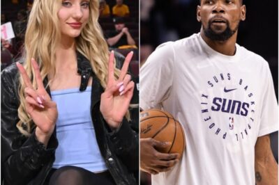 VIDEO: Social Media Explodes After Fans Catch Kevin Durant Staring At Cameron Brink’s Legs Post-Game
