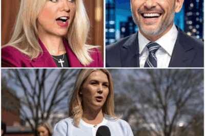Pam Bondi KICKED OFF Jimmy Kimmel Show LIVE—BOOM! Awkward Silence, Then ALL HELL BROKE LOOSE!