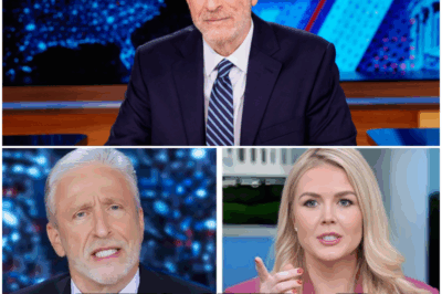 “Jon Stewart Tries to Corner Karoline Leavitt on Live TV — Her Comeback STUNNED the Crowd”