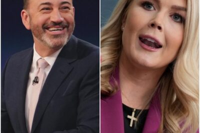 BREAKING DRAMA, THIS JUST HAPPENED: Karoline Leavitt KICKED OFF Jimmy Kimmel Live!—The EPIC Live TV Moment That Had Everyone Talking! In an explosive moment on Jimmy Kimmel Live!, Karoline Leavitt was dramatically kicked off the stage during a heated interview that left viewers in shock. What started as a typical TV appearance quickly spiraled out of control when tensions flared over a controversial topic. Leavitt, unflinching in her stance, clashed with Kimmel, and the fiery exchange reached its boiling point, leading to her abrupt removal. The stunned audience watched as Kimmel cut the interview short, leaving fans buzzing with questions. What sparked this unforgettable live TV moment, and how did Leavitt react? The fallout from this intense confrontation is already making waves across the media—don’t miss the shocking backstage footage and uncut reactions that weren’t aired on TV