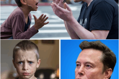 Elon Musk Stops Mid-Bite After Homeless Kid Yells 3 Chilling Words – What He Heard Left Him STUNNED