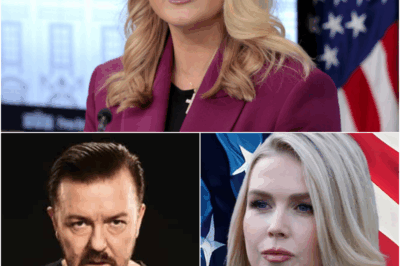 THIS JUST HAPPENED: Karoline Leavitt DESTROYS Ricky Gervais Live On-Air — Her Savage Comeback Left the Studio Frozen! A casual chat turned explosive when Gervais took a jab — but Karoline’s razor-sharp clapback flipped the script in seconds. Viewers were left stunned. What exactly did she say that made Ricky speechless?