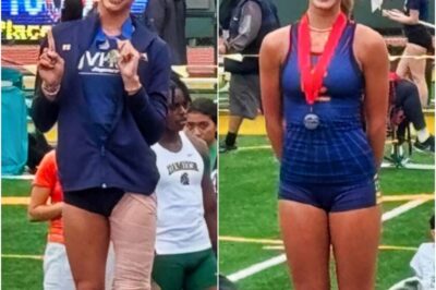 High School Female Track Star Gets Applauded For Her Courageous Stunt On The Podium After Losing To Transgender Athlete
