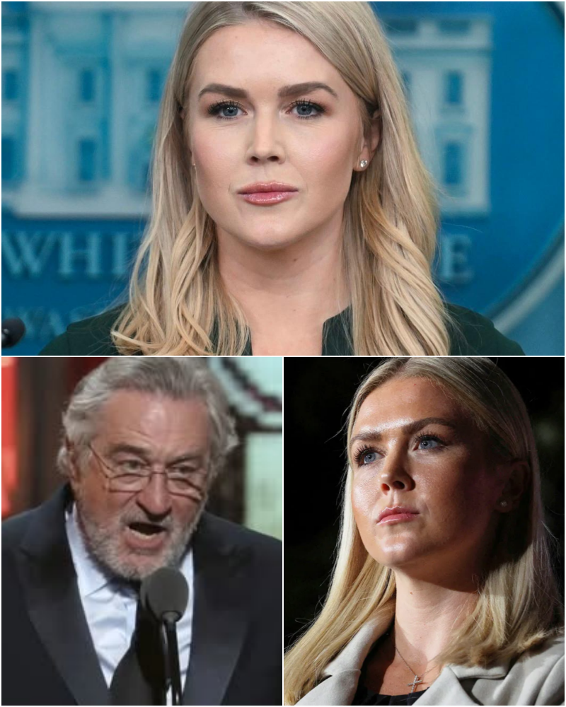 Leavitt vs. De Niro LIVE TV MELTDOWN Goes Viral — Hollywood Icon Left