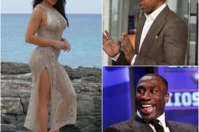 Molly Qerim Had The Entire Internet Wagging Their Tongues As She Got Intimately Close To Stephen A. Smith & Shannon Sharpe (PIC)