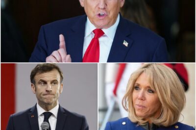 President Donald Trump offered his marital advice to French President Emmanuel Macron, after video footage was released of Macron’s wife, Brigitte, pushing the French leader in the face.