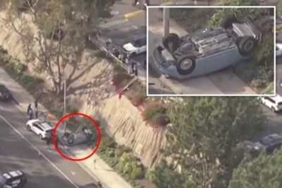 California dad D!ES after CAR PL:UNGES off cliff during DRIVING LESSON with teen daughter