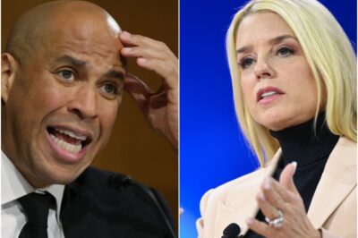 EXCLUSIVE Pam Bondi OBLITERATES Cory Booker in Heated Showdown—His Challenge Backfires Spectacularly as She Delivers a Knockout Response That Leaves the Room Stunned!