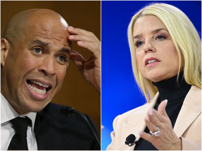 EXCLUSIVE Pam Bondi OBLITERATES Cory Booker in Heated Showdown—His
