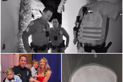 EXCLUSIVE Eerie moment p0lice officer SPOOKS his colleagues as they arrive on his doorstep to tell his wife he was SH0T in the HEAD