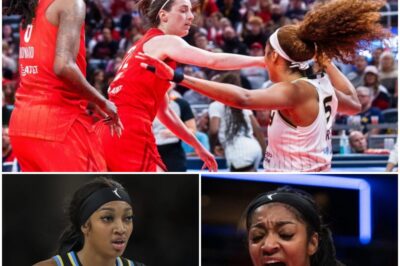 ‘SHE’S NOT THAT INNOCENT …’ Angel Reese Had Interesting 8-WORD Message About Caitlin Clark’s Dirty Foul In Season Opener That Nearly Led To A Fistfight