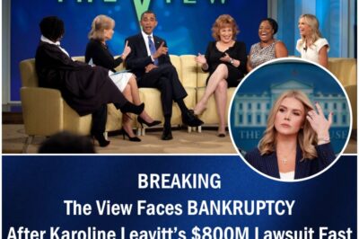 BREAKINGNEWSThe View Faces BANKRUPTCY After Karoline Leavitt’s $800M Lawsuit Fast-Tracks in Court!