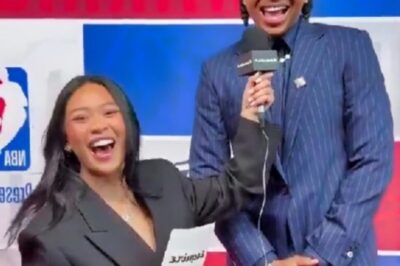 Collin Murray Openly Shoots His Shot At Sunisa Lee While Attending NBA Draft Night With Stunning Girlfriend Chloe Kitts (VIDEO)