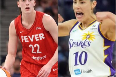 VIDEO: Cameras Caught Caitlin Clark Blatantly Checking Out Kelsey Plum’s Goods From The Bench During Sparks-Fever Game