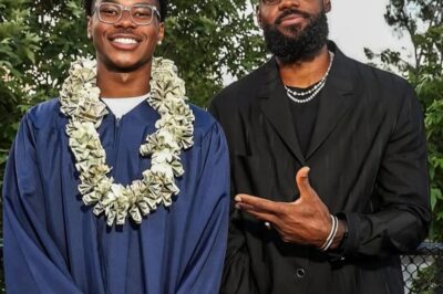 PHOTO: Bryce James Sparks Internet Frenzy with Recreation of His Dad LeBron James’s Iconic Meme