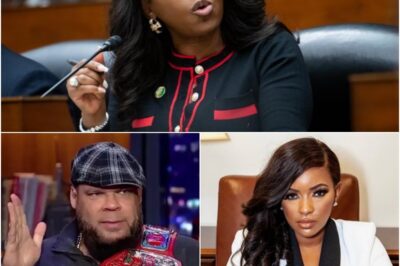 Chaos Erupted Off-Camera—And Tyrus Owned Every Second Of It.  What started as a routine segment went off the rails fast. The moment Tyrus dropped a flurry of cold, unflinching facts, Jasmine Crockett couldn’t keep up. According to insiders, she glanced at the moderator—silently begging for backup. It never came.  The silence was deafening. Then came the exit…