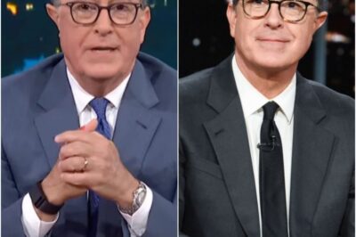 BREAKING: Stephen Colbert’s Quiet Mic-Drop on Live TV Has Networks Scrambling Behind The Scenes  He didn’t yell. He didn’t joke. He just let the footage play — and it might’ve exposed something massive. What started as a feel-good segment about golf turned ice-cold when Colbert dropped one line that shattered the room…