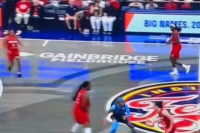 VIDEO: Hot Mic Caught Angry Fever Fan Yelling At Caitlin Clark To Get Back On Defense On Live TV