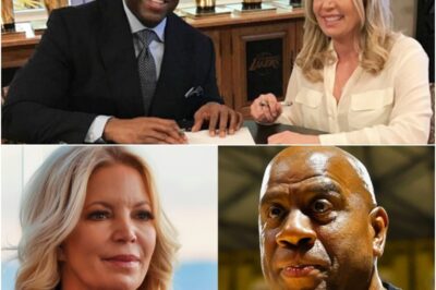 Jeanie Buss DROPS BOMBSHELL About Magic Johnson Hookup In New Interview — NBA Fans Are SH00K  Wait… did she really just say that? A wild resurfaced video shows Lakers owner Jeanie Buss casually hinting that something went down with Magic Johnson back in 1979 — and fans are losing their minds. The clip is spreading fast, and the reactions are off the charts. Is this just playful nostalgia… or a secret finally slipping out?