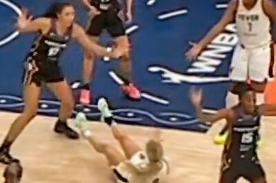 WNBA Fans Outraged After Ref Ignores Vicious Elbow Directly to Sophie Cunningham’s Face And Refused to Call A Foul (VIDEO)