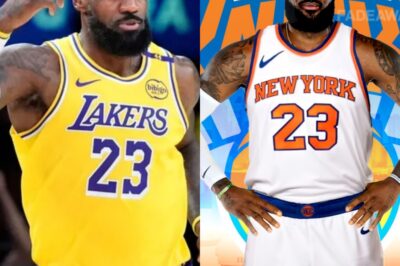 LeBron James To The Knicks?! $220M Trade Proposal Just Hit NBA Twitter And Fans Are Losing Their Minds  A wild trade idea just dropped — and it’s got LeBron James heading to Madison Square Garden in a $220M swap that’s breaking the internet. Knicks fans are hyped, Lakers fans are panicking. Could this actually happen?