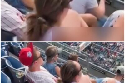 “I Bet You That Guy Sitting In Front Of Her Had Cream All Over His Back Of His Shirt” — Wild Footage Shows Phillies Fan Getting His Girlfriend Visibly Excited While Sticking His Hand Down Her Pants In Front Of Everyone At Yankees Game (VIDEO)