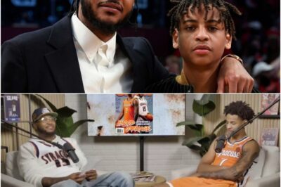 Carmelo Anthony And Son Kiyan Debate Generational Differences In Hilarious Conversation [VIDEO]