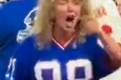 Obnoxious Female New York Giants Fan Caught On Camera Performing Rude Gestures Towards Chiefs Fans During SNF [VIDEO]