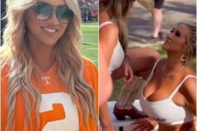 Tennessee Vols Fan Who Broke the Internet with R𝙖unchy Tailgate Video Goes Viral Again – Blasts American Airlines for Forcing Her to Button Up Her Low-Cut Top [PHOTO]