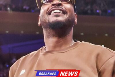 Carmelo Anthony Breaks Down In Tears At Hall Of Fame Induction Before Dropping Huge Hint About What’s Next