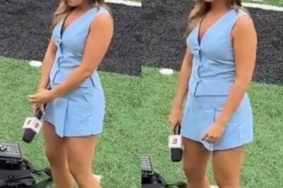 ESPN College Football Reporter Taylor Davis “Almost Forgot Where She Was” During Wild Moment On The Field That Was Caught On Camera [VIDEO]