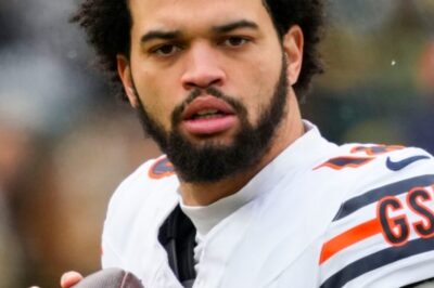 Social Media Was Very Confused After Seeing Who Bears QB Caleb Williams Was “Cuddling” With On Thursday Night [PHOTO]