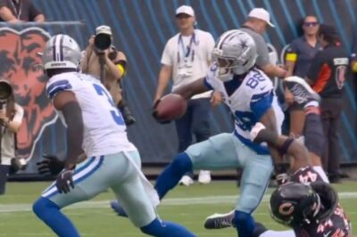 CeeDee Lamb’s Ankle Bends Sidelines In Disgusting Fashion As He Leaves Game vs. Bears With Brutal Injury [VIDEO]