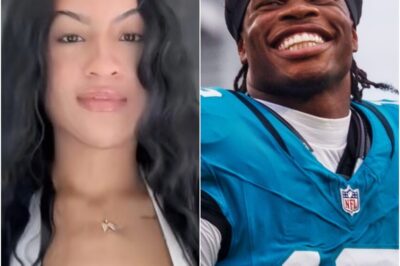 Leanna Lenee Risked It All In Revealing White Leotard & Tiny Denim Shorts While Cheering On Husband Travis Hunter In His First NFL Game [VIDEO]Leanna Lenee Risked It All In Revealing White Leotard & Tiny Denim Shorts While Cheering On Husband Travis Hunter In His First NFL Game [VIDEO]