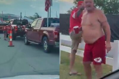 Insane Chiefs Fans Camp Out 8 Hours Before Kickoff vs. Eagles – Brushing Teeth Roadside in Epic Arrowhead Stadium Tailgate Lineup [VIDEO]