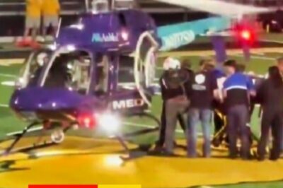 High School Football Player Airlifted To Hospital After Being “Br𝖚tally H𝖎t By M𝖚ltiple Players” & Suffering Serious Injury During “Extremely Scary” Scene [VIDEO]