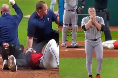Horrifying Moment: Guardians Star David Fry Struck in Face by Tarik Skubal’s 99 MPH Fastball While Attempting to Square Up for a Bunt [VIDEO]
