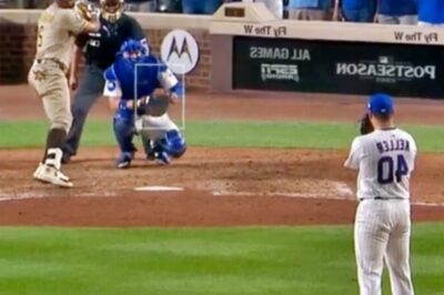 “That Ump Should Be In Pris0n” – MLB Fans Are Pissed After San Diego Padres Were Eliminated By Chicago Cubs Thanks To One Of The Worst Calls In Playoff History [VIDEO]