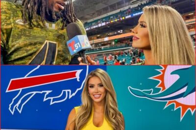 “Those Legs Are The Real Star”: Social Media Was Ready To Risk It All For Sara Cardona In Her Green Mini Skirt Outfit During Interview With Miami’s Mark Fletcher Jr. [PHOTOS]