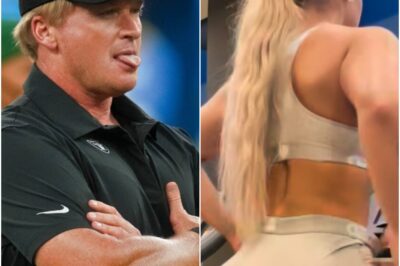 “Bro Forgot The Camera Was Watching Too” – Jon Gruden Got Caught In 8K Enjoying Raunchy Video Of Ad::ult Star Working Out In B00ty Shorts